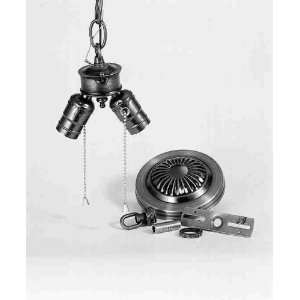 Lt Pullchain Cluster/4 Wire/Canopy Lamp Bases And Fixture Hardware