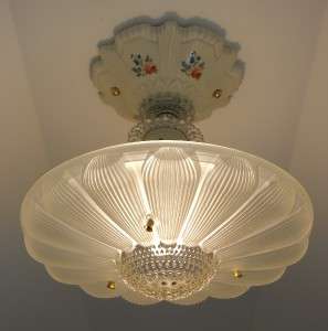   Deco Antique Porcelian Porcelier Ceiling light fixture Chandelier lamp