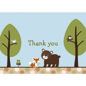  Forest Friends Forest Animal Thank You Note Cards Health 
