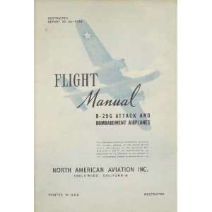  North American Aviation B 25 G Aircraft Flight Manual 