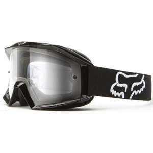  Fox Racing Main Snow Goggles Jet Black/Clear Everything 