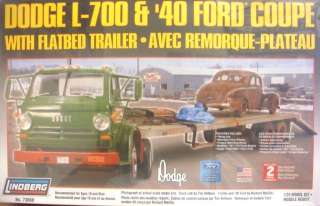 DODGE L 700 & 40 FORD COUPE 1/25 NEW MODEL KIT 73068  