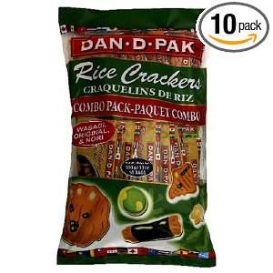 Dan D Pak Rice Crackers, Combo Pack, 12.7 Ounce Bags (Pack of 10)