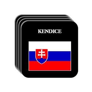  Slovakia   KENDICE Set of 4 Mini Mousepad Coasters 
