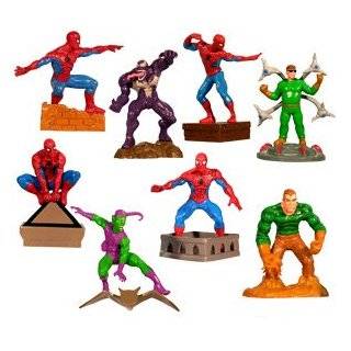  Marvel Ultimate Spider Man Vignette Action Figures Set of 