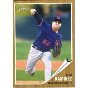  2011 Topps Heritage Minors #181 Neil Ramirez   Round Rock 