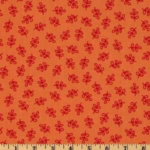  44 Wide Michael Miller Nordic Holiday Holly Folly Orange 