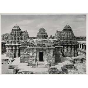   Somnathpura India NICE   Original Photogravure