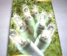 Indoor Clear 50 Mini String Lights Green Wire New  