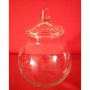 Princess House Heritage Crystal Cotton Ball Jar with Lid