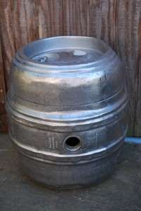 15.5 gal Firestone Stainless Steel Homebrew Anheuser Busch Beer Keg 
