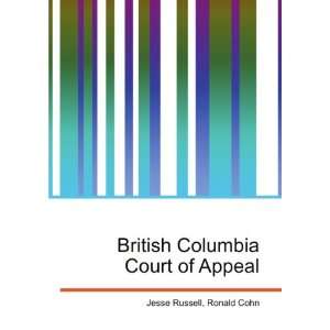  British Columbia Court of Appeal Ronald Cohn Jesse 