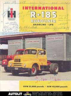 1955 International R185 Roadliner Truck Brochure  