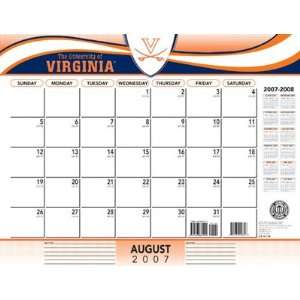   Cavaliers 2007   2008 22x17 Academic Desk Calendar