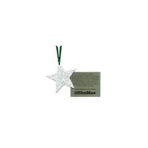   Seed Infused Ornaments, Plantable Star with Insert Cards Everything