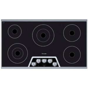  37In Stainless Steel Electric Cooktop   CEM365FS