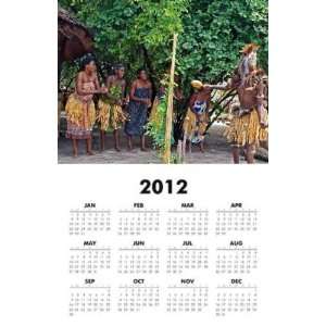  Namibia   Bafue People 2012 One Page Wall Calendar 11x17 