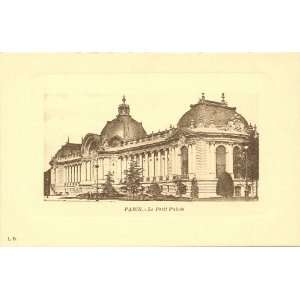   1910 Vintage Postcard Le Petit Palais   Paris France 
