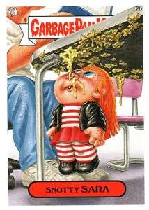 Garbage Pail Kids ANS 7 SNOTTY SARA 2B  