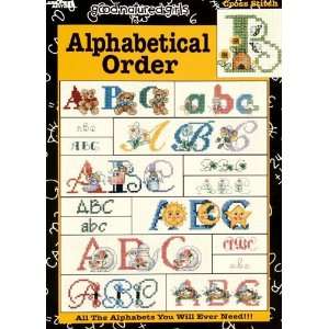  Leisure Arts Alphabetical Order Cross Stitch Book By 