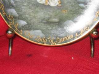Bradford Exchange Our Lady of Lourdes plate1994  