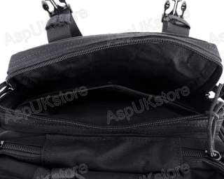 1200D Molle 3 Ways Utility Waist Pouch Bag   Black A G  