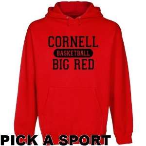   Cornell Big Red Custom Sport Pullover Hoodie   Carnelian Sports
