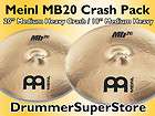 Meinl Cymbal Pack MB20 Medium Heavy Crash Set 20 and 18