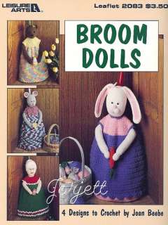 Broom Dolls, holiday & more crochet patterns OOP  