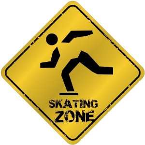 New  Skating Zone  Crossing Sign Sports 