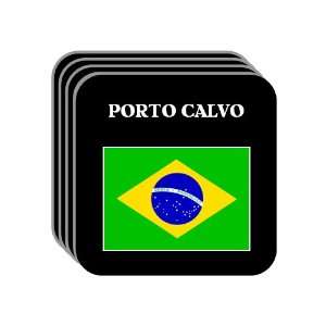 Brazil   PORTO CALVO Set of 4 Mini Mousepad Coasters