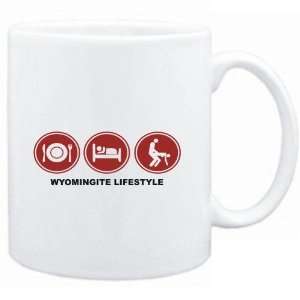  Mug White  Wyomingite LIFESTYLE  Usa States
