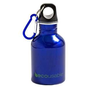 EcoUsable 10 oz Stainless Steel Bottle   Metallic Blue  