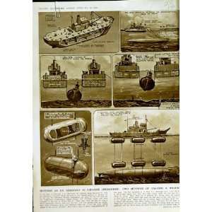   1950 SHIP NEPTUNE SALVAGE SUBMARINE TRUCULENT ATOMIC