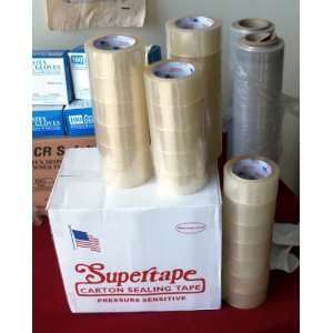  36 Rolls Clear Packaging Shipping Tape 2 x 110 YDS 