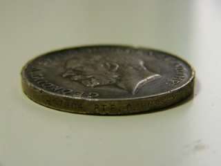 WWI Sterling Silver British War Medal (named) 28.5 grams  