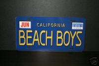 Beach Boys 1966 California Replica License plate  