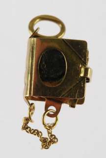 ANTIQUE 14K YELLOW GOLD BOOK ESTATE CHARM NR 82681  