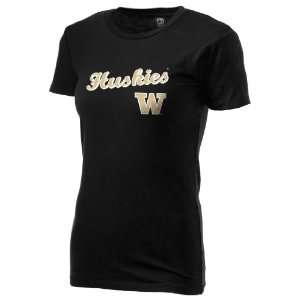   Alternative Womens Basic Crew T Shirt   Design20182 with Huskies R