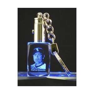 MVP Crystals Chicago White Sox Carlos Quentin 3D Mini Tower Keychain 