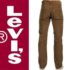 LEVIS LEVIS 505 RBOWN CORDUROY MENS STRAIGHT FIT PANTS  