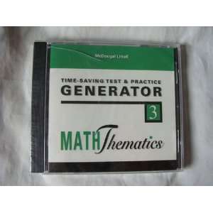  Time Saving Test & Practice Generator (MathThematics 3 