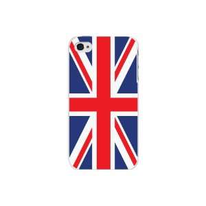   UK Flag for Apple iPhone 4/4S   1 Pack   Retail Packaging   White