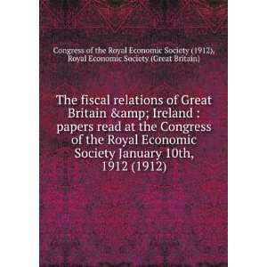   Economic Society (Great Britain) Congress of the Royal Economic