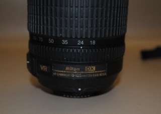 Nikon D90 12.3 MP Digital SLR Camera w/ VR 18 105 mm Lens Plus _2 NG 