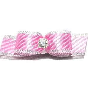 Design Bow Pink with Silver Edges