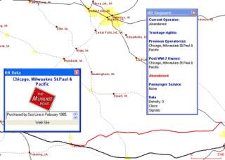 North American Railroad Atlas   Software   Detailed Map  