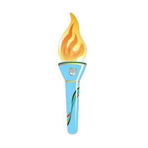 Olympics Decorations   Inflatable Foil Torch  
