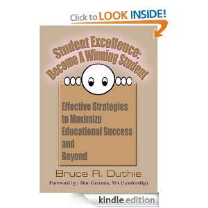 Student Excellence Become A Winning Student Bruce R. Duthie  