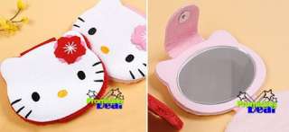 Hello Kitty MAKE UP COMPACT MIRROR Pink/Red GIFT  